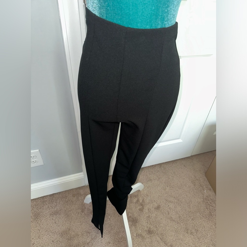 👖✨ black skinny flare pant